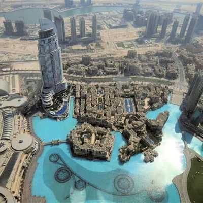 FamTrip Dubai 2010 - Blick vom Burj Khalifa - Foto von JUREBU 