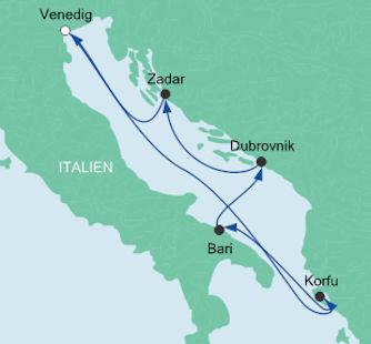 Adria Kreuzfahrt ab Venedig