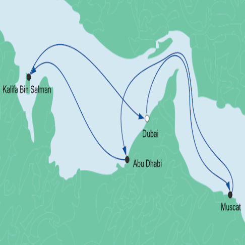 AIDA Orient ab Dubai mit AIDAprima
