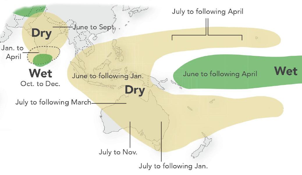El Nino Auswirkungen in Asien und im Pazifik
