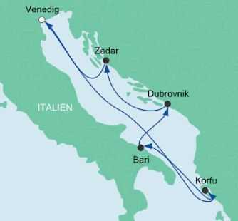 Adria Kreuzfahrt ab Venedig