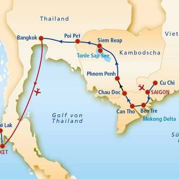 Kombireise Thailand Vietnam Kambodscha