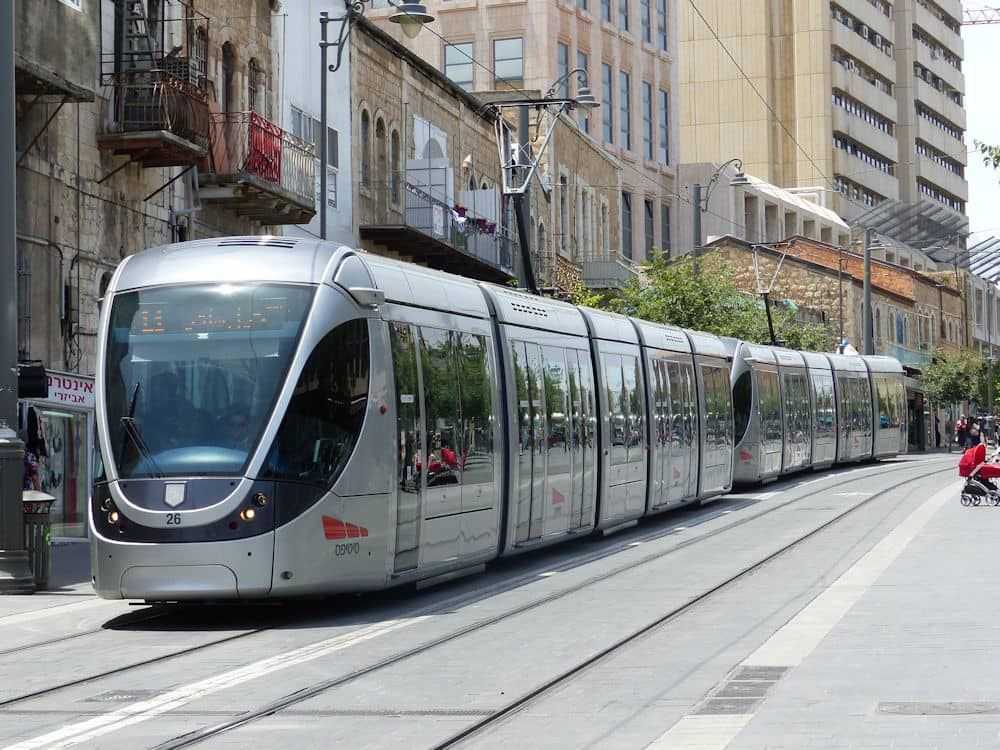 Light Rail Train Jerusalem